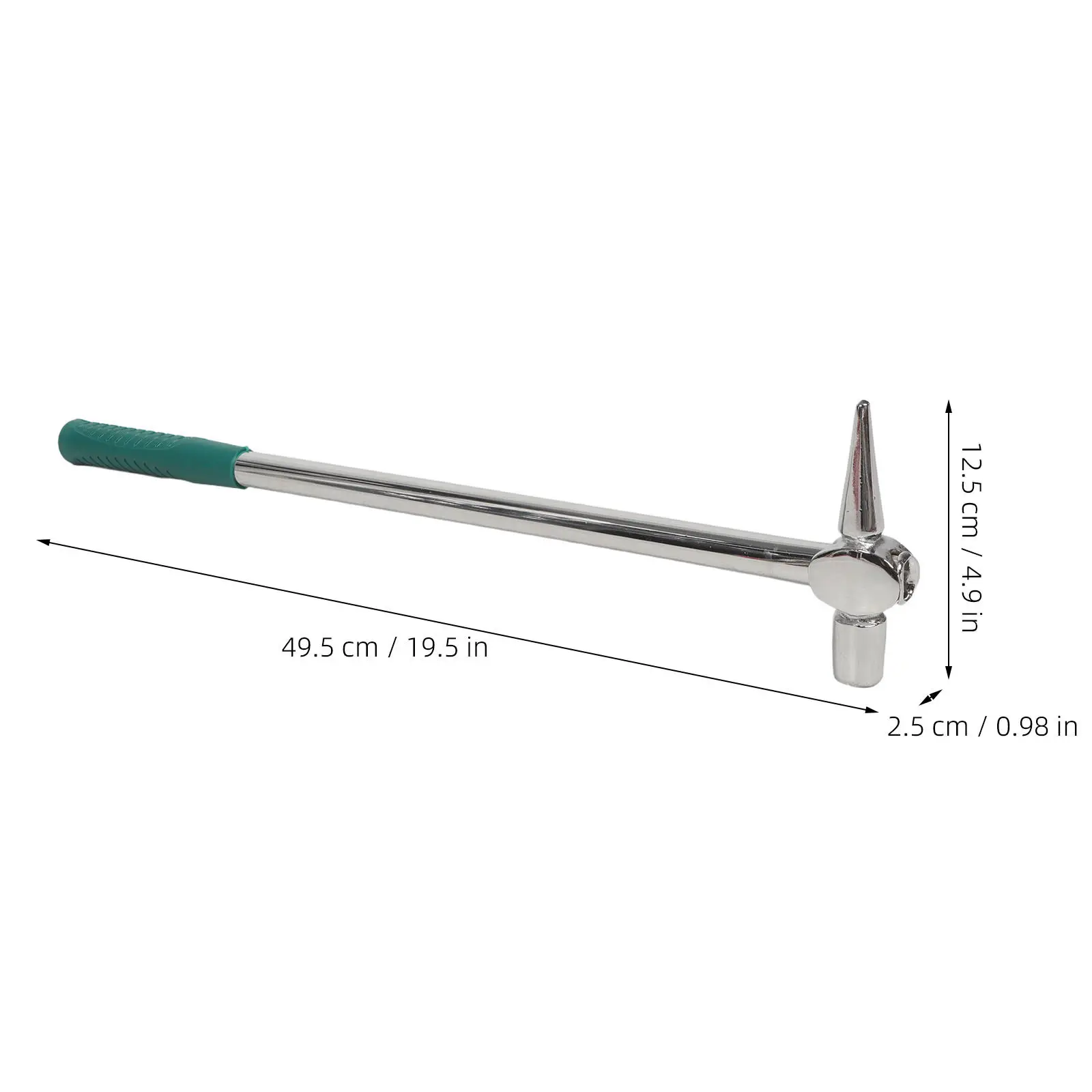 Railway Inspection Hammer 19.5 Inch Long Handle Pointed Tip Steel Repair Tool Ship Locomotive Testing Rail Fault Detecting view 4