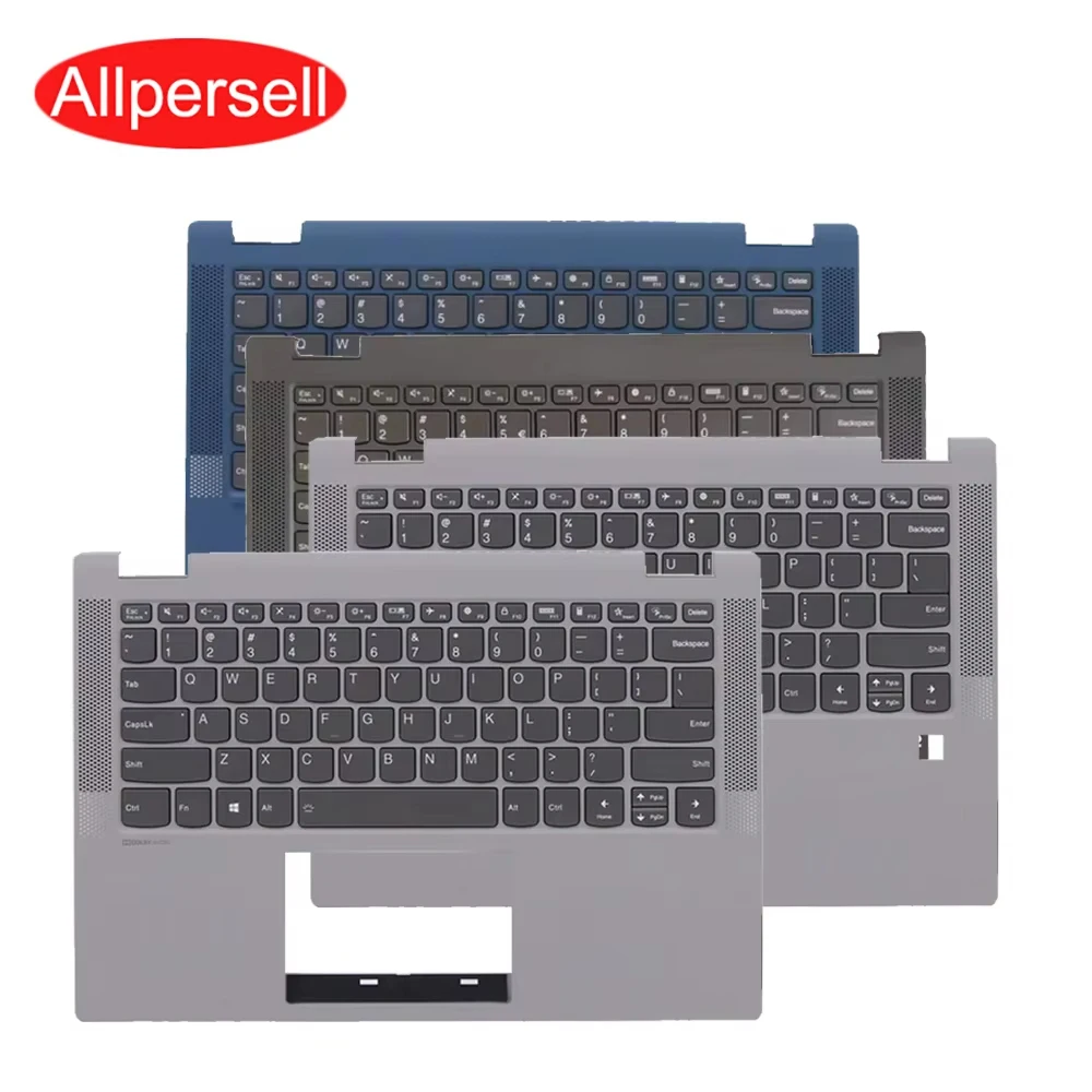 מקלדת עם תאורה אחורית עבור Ideapad Flex 5-14IIL05 5 14ITL05 14ARE05 כיסוי עליון 5CB1C39899 5CB0Y85490