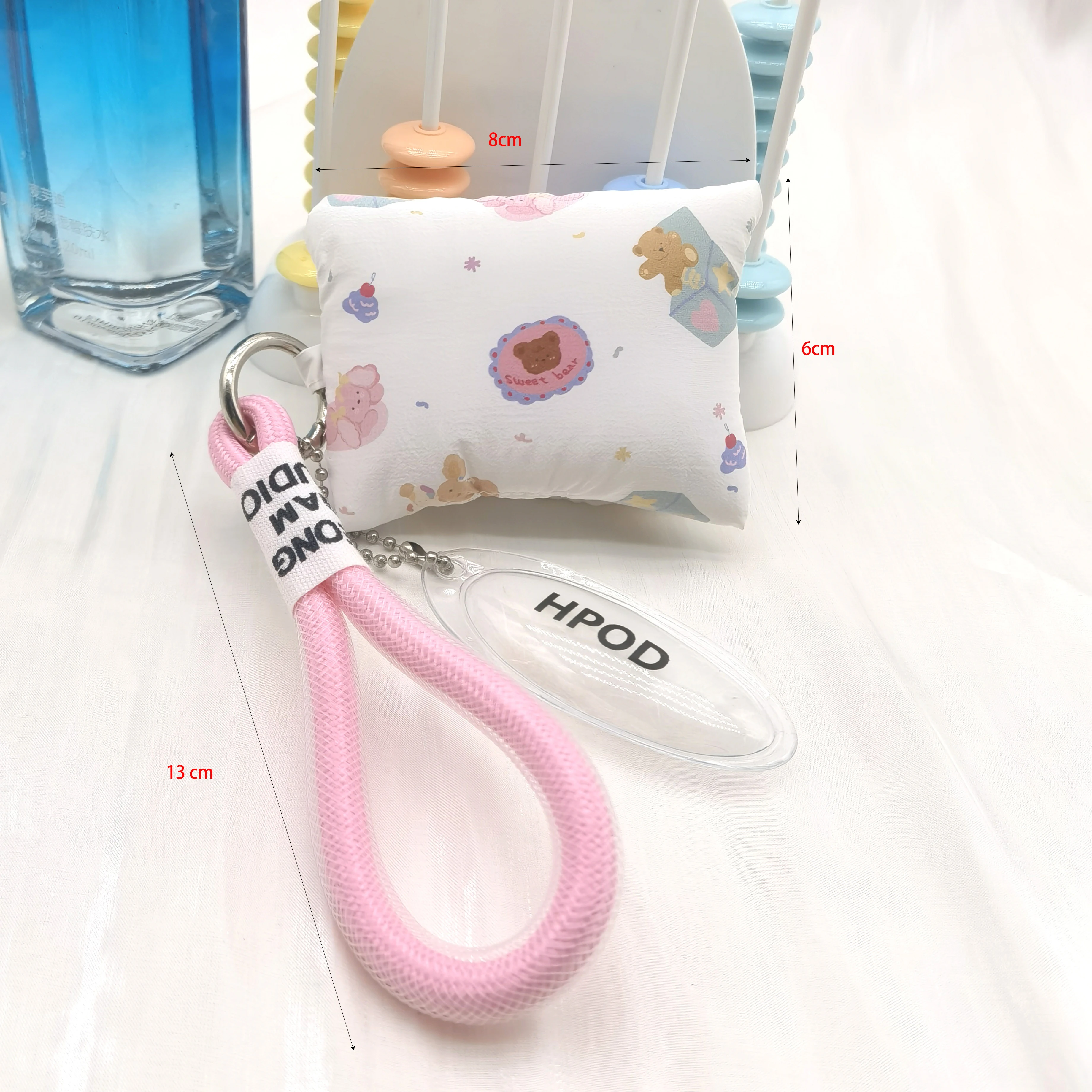 Adorable Fluffy Puffer AirPods Case for AirPods 4/3/Pro, Soft Down Cotton Earbuds Cover Bag with Hand Strap, Trendy Protective