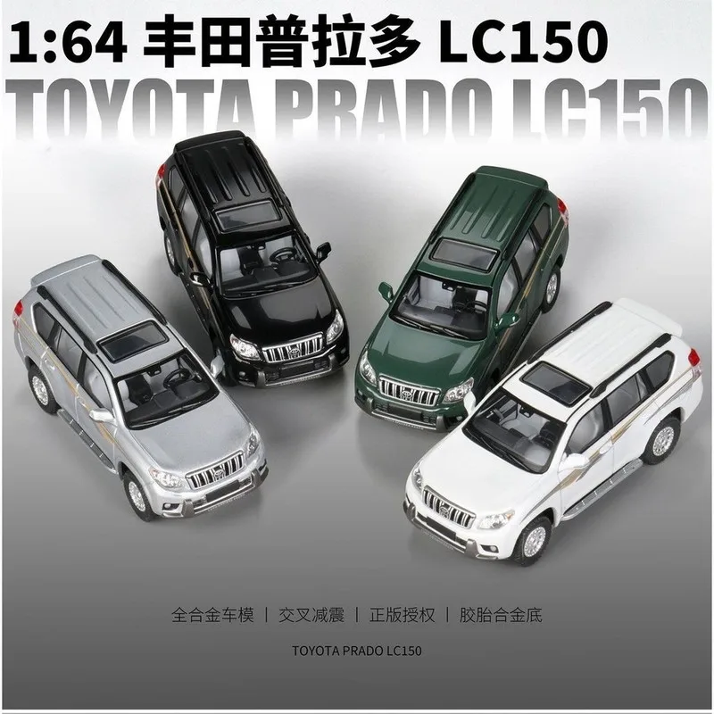 MASDI 1/64 Toyota Land Cruiser Prado LC150 Diecast Car Model Alloy Simulation Collection Toy Gift For Boys#peetyeee