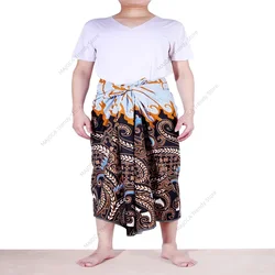 태국 사롱 남성용 Myanmar Longyi Tamane Skirt Thai Sinh Malaysia Longgyi Indonesia Longi Asian Traditional Clothing Women