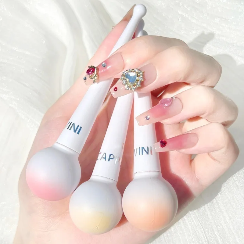 

Liquid Lipstick With Cushion Applicator Velvet Matte Lip Gloss Moisturizing Creamy Soft Liquid Blush Lip Stick Multi-uses Makeup