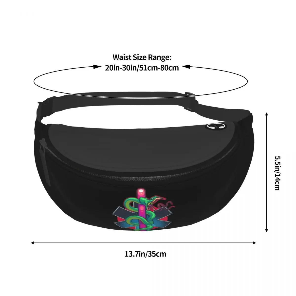 Star of Life Gürtel tasche für Frauen Männer cool emt Sanitäter Sanitäter Krankenwagen Umhängetasche Reisen Telefon Geldbeutel