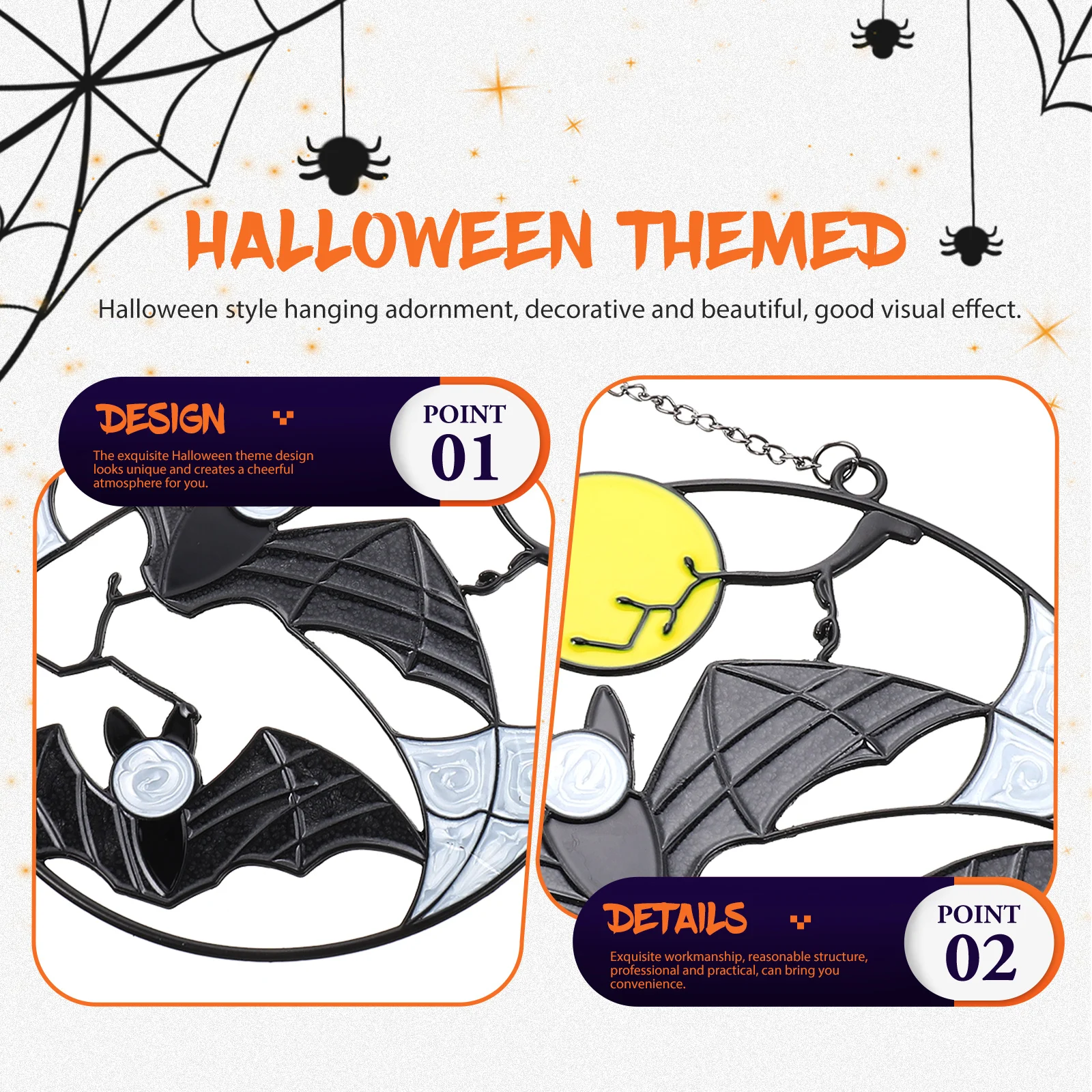 

Bat Decoration Pendant Small Halloween Ornaments Crafts Wall Decorations Hanging Signs Door