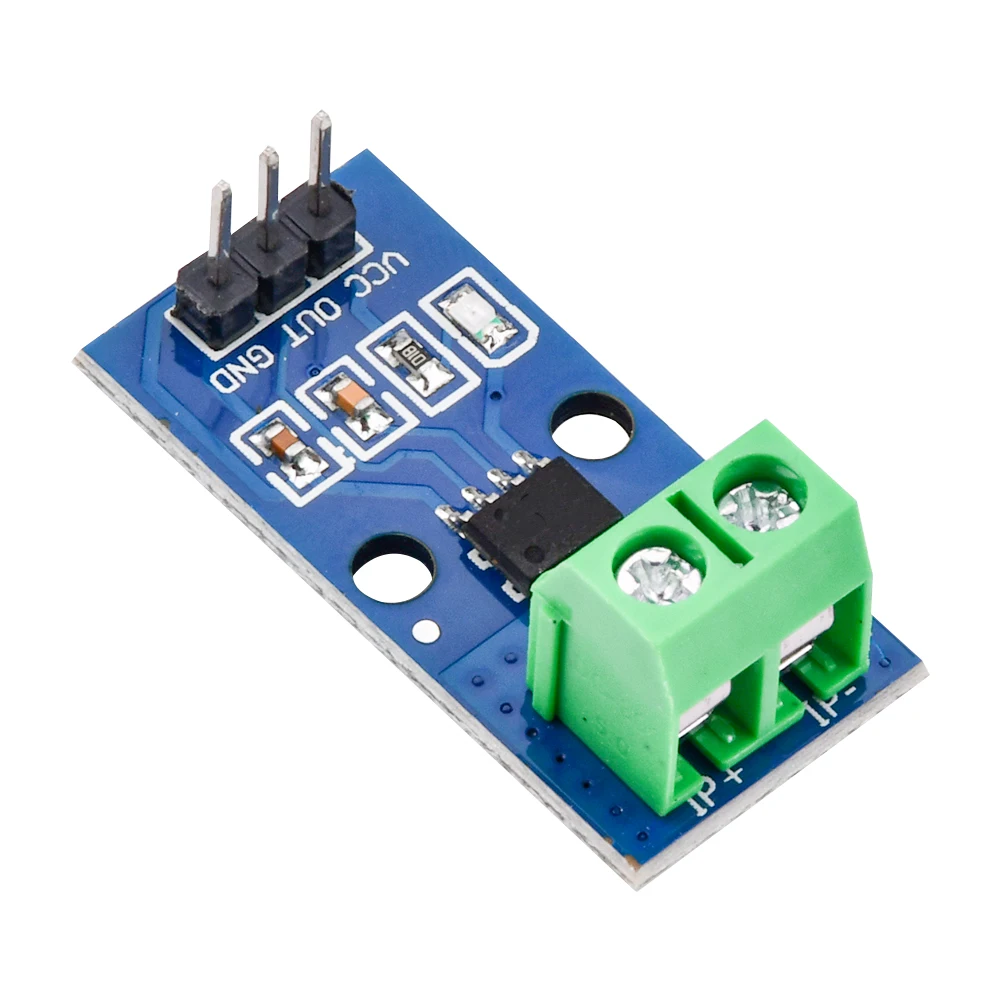 ACS712ELCTR 20A Green Large Terminal Large Range Current Detection Module Current Sensor Module