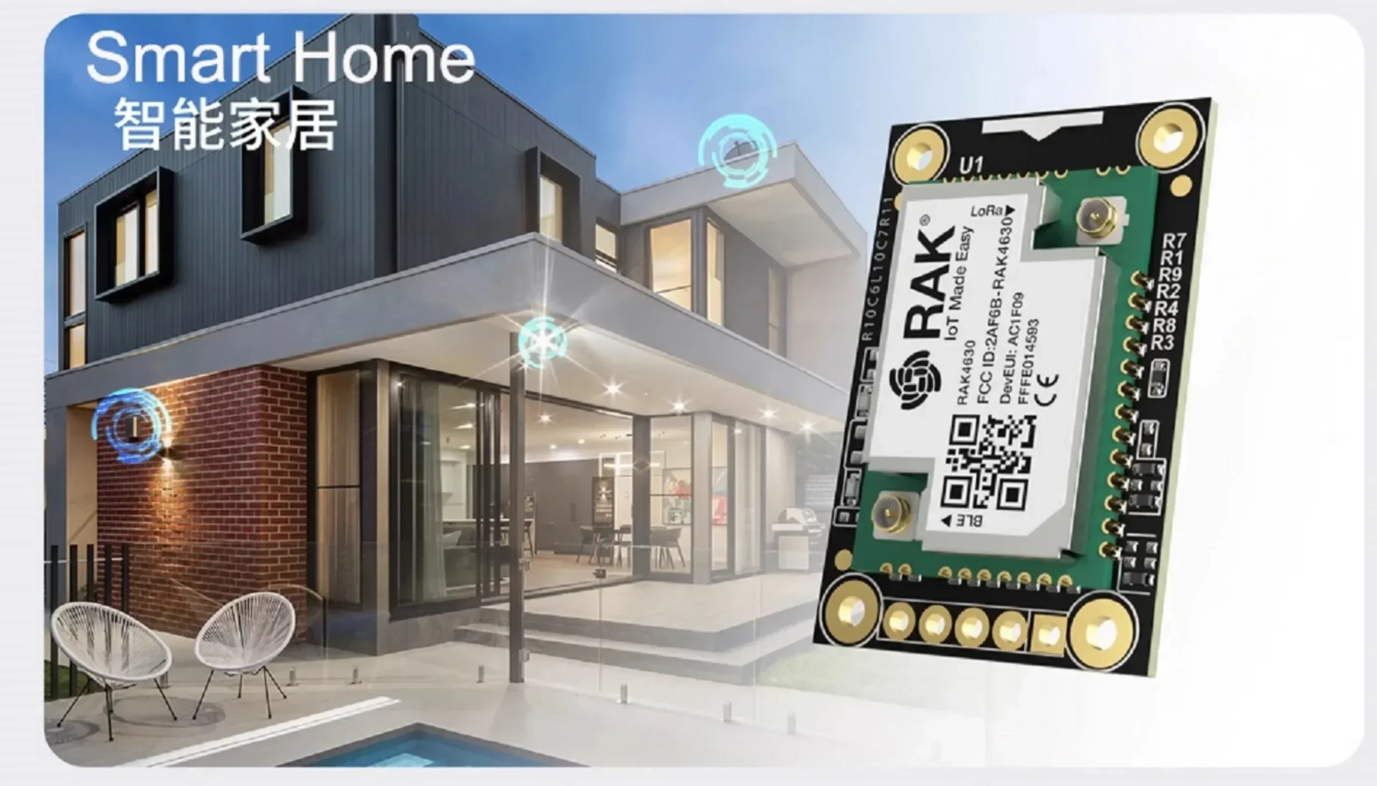 

WisBlock Meshtastic Starter Kit - RAK4631 LPWAN Wireless Module with RAK19007 Base Board & Full-Band LoRa Antenna 868MHz 915MHz