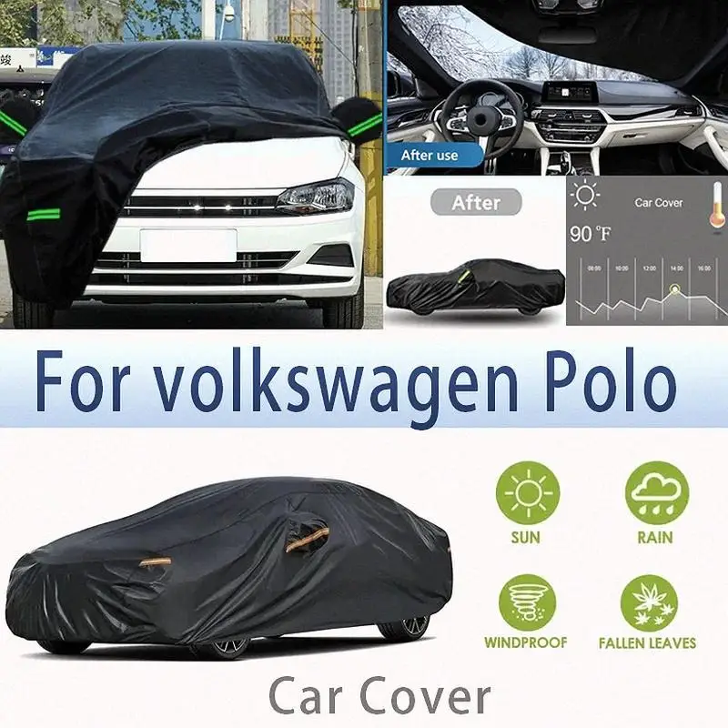 

For Volkswagen Polo Outdoor Protection Waterproof Dustproof Exterior Accessories for Volkswagen Polo Car Covers