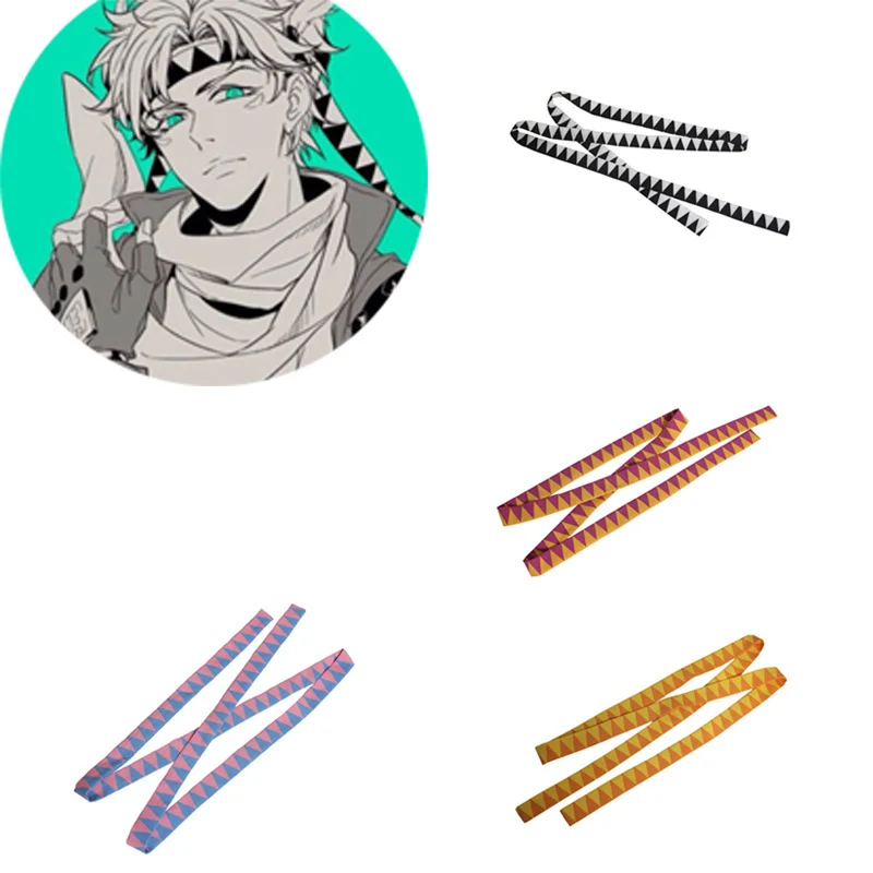 Anime jojo's bizarre adventure Caesar Anthonio Zeppeli Cosplay Headwear Prop Headband Accessories