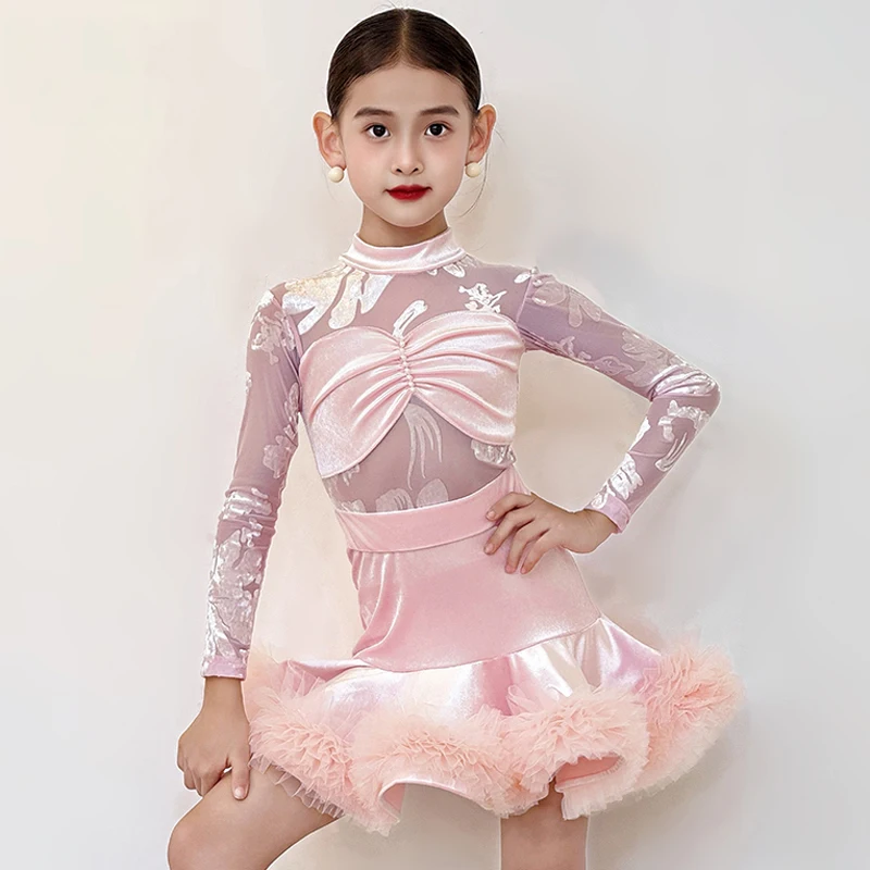 

Salsa Latin Dance Dress Girls Dancing Dress Ballroom Dance Competition Dresses Child Samba Tango Rumba Latin Dance Clothes Kids