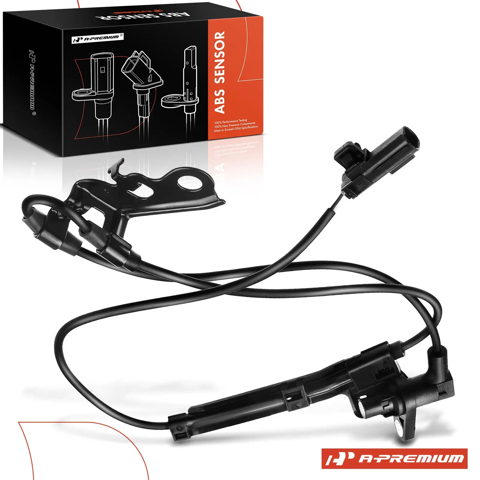 A-Premium Front Passenger Side ABS Wheel Speed Sensor for Toyota Corolla 2009-2013