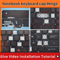 Replacement Keycap Key cap Hinge for Msi GT72 GE62VR GL62M 7RD MS-16H2 MS-16J5 MS-16L1 MS-16J3 CX72 CR62 CR72 MS-17A1 Keyboard