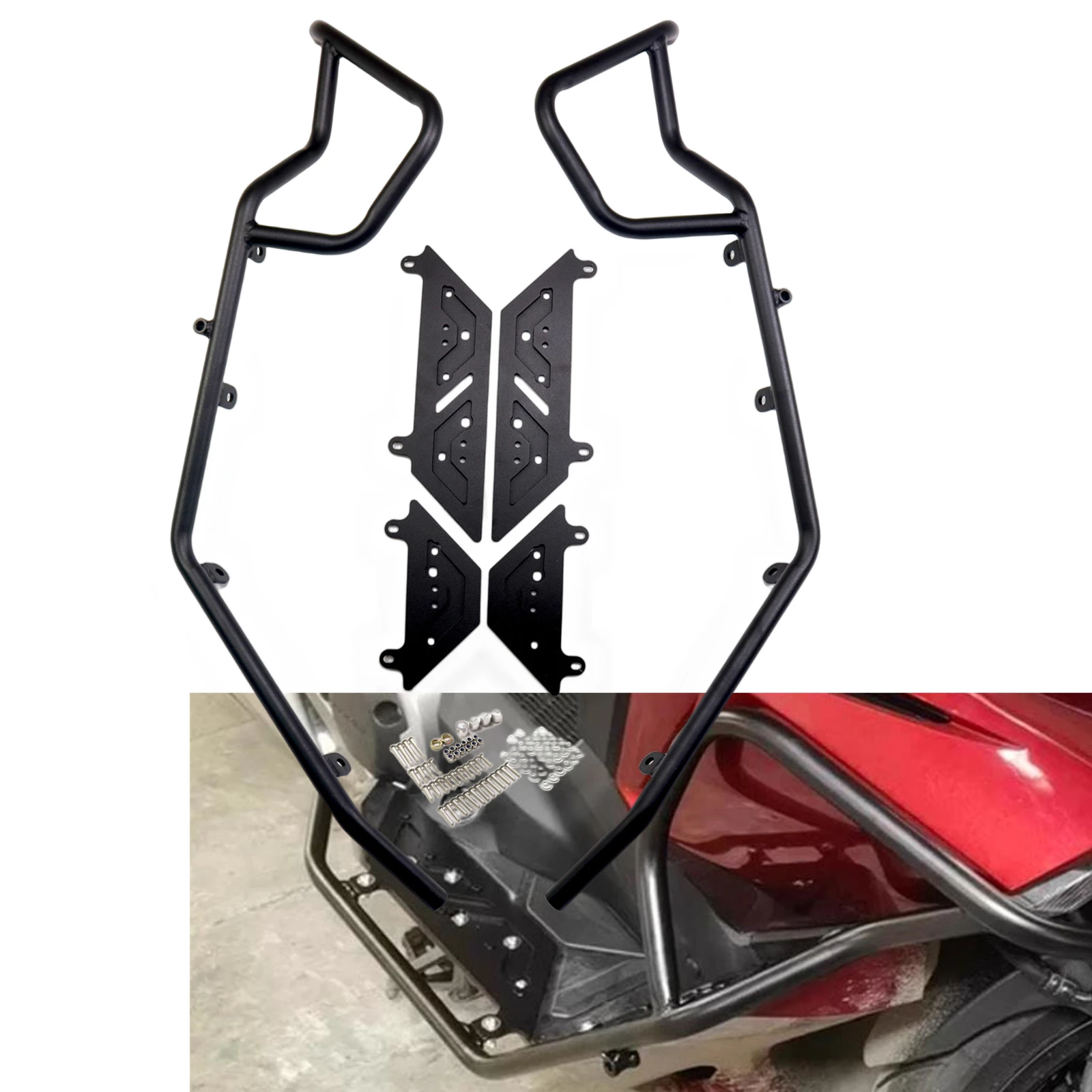 

Motorcycle Bumper Engine Guard Crash Bar Protector For Honda Forza750 2023-2024