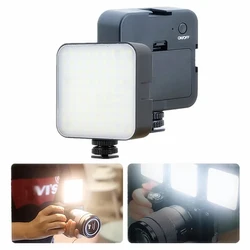 Usb Rechargeable 6500K LED Video Light Mini Camera Light Fill Lamp Portable Photography Lighting for Vlog Live Streaming DSLR