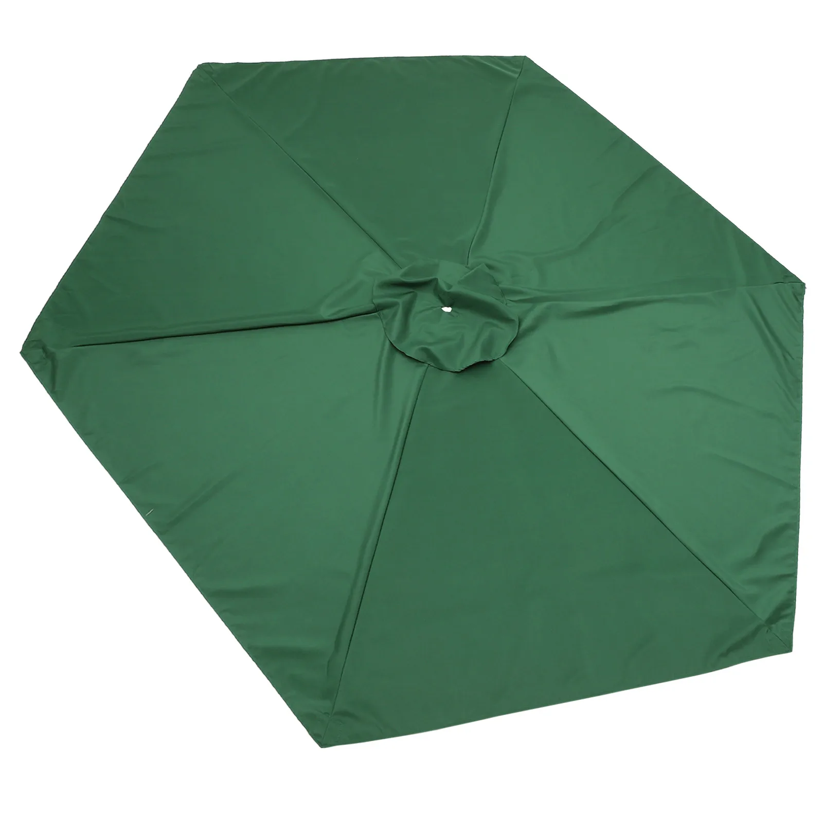 

Outdoor Patio Umbrella Canopy Replacement 2.7m 6 Bones Sunscreen Rainproof Yard Parasol Cover Cloth Beach Garden Polyester