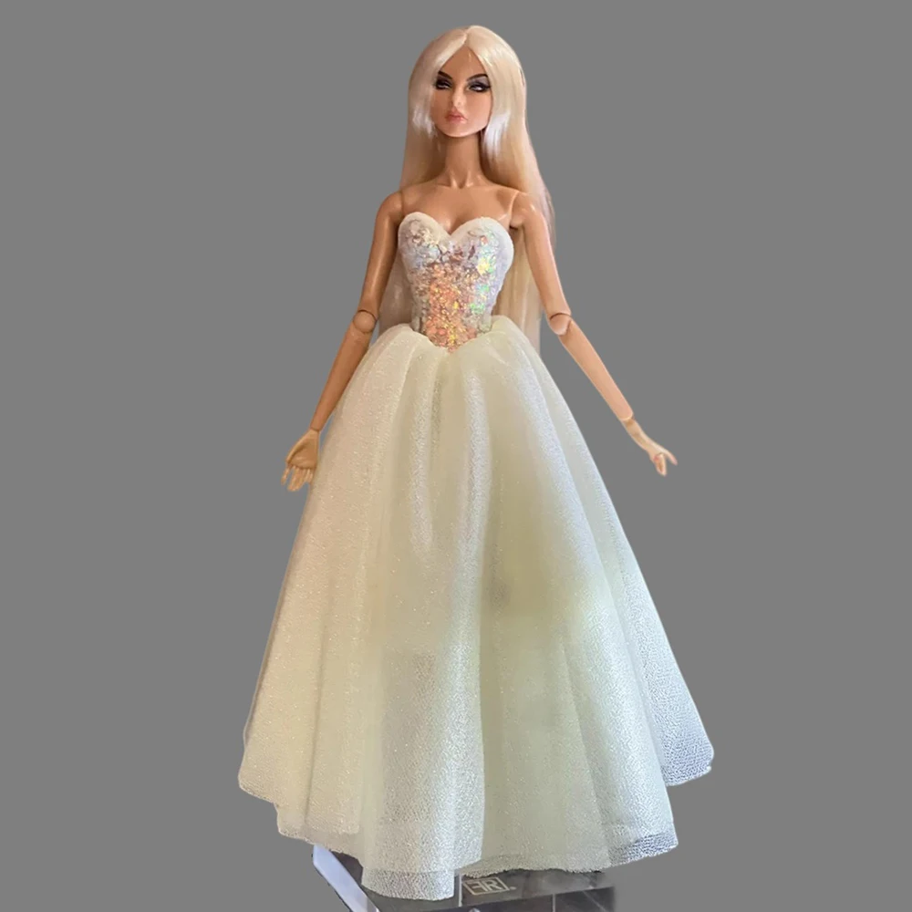 

【30days made】1/6 Sexy Tube Top Princess Dress Short/Mid/Long Evening Party Skirt for 12" Action Figure Fr pp MengF DOOARE Doll