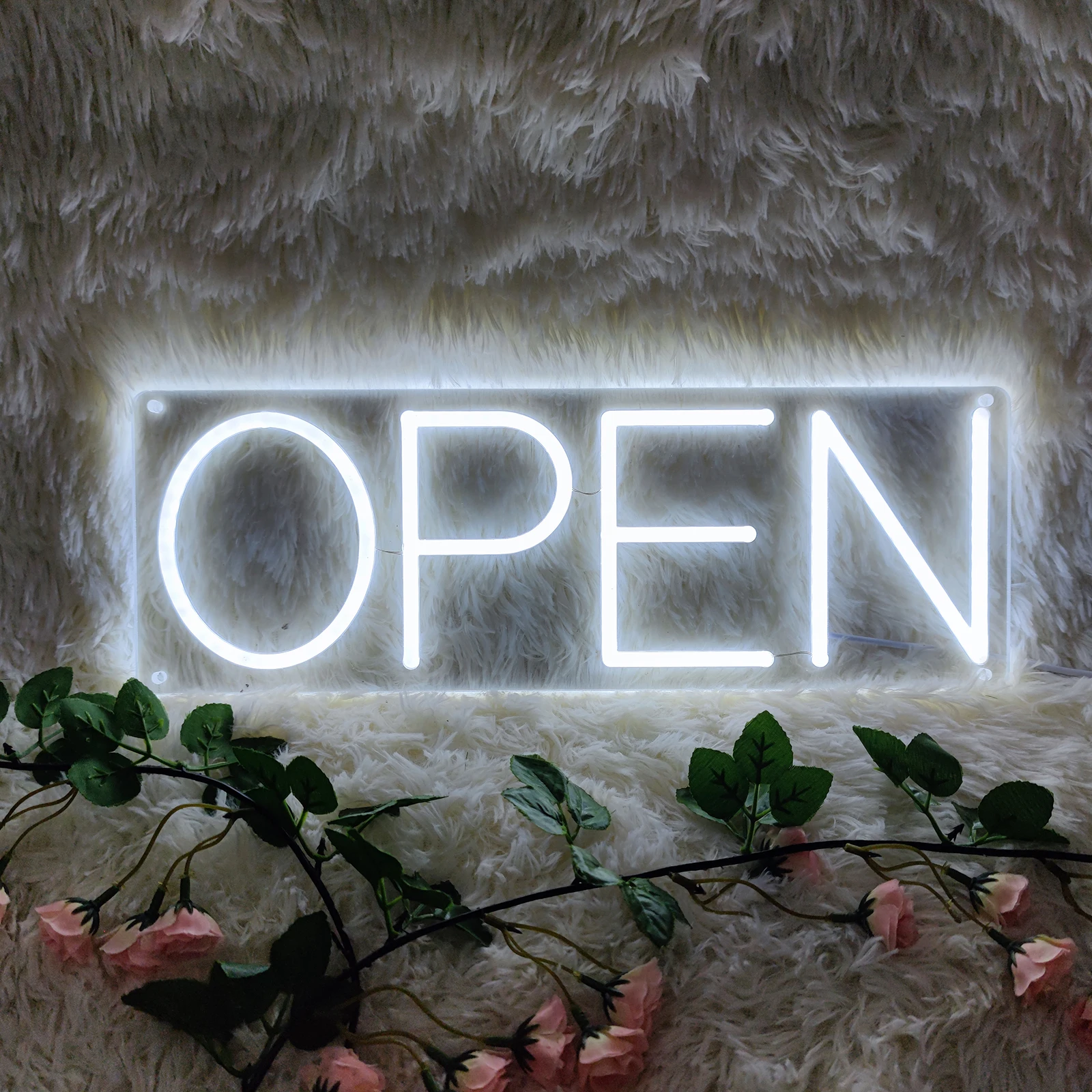 

Open LED Neon Sign Commercial Sign-5V USB Open LED Light Wall Decoration Shop Lighting Sign Salon Coffee Shop Restaurant Office