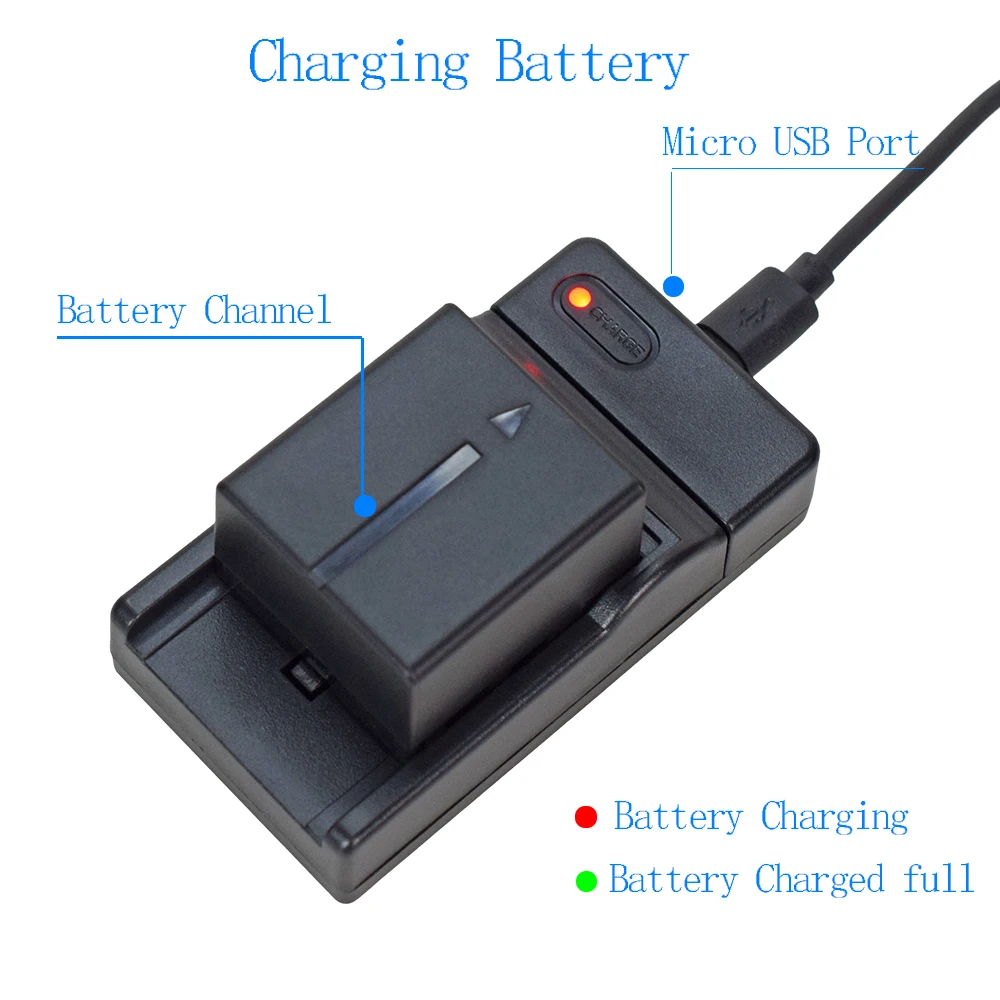 4PCS BN-VF707 BN-VF707U BN-VF707UE BN-VF707US Battery + Slim Charger for JVC BN-VF707US AA-VF7 GZ-MG50 GZ-MG500 GZ-MG505