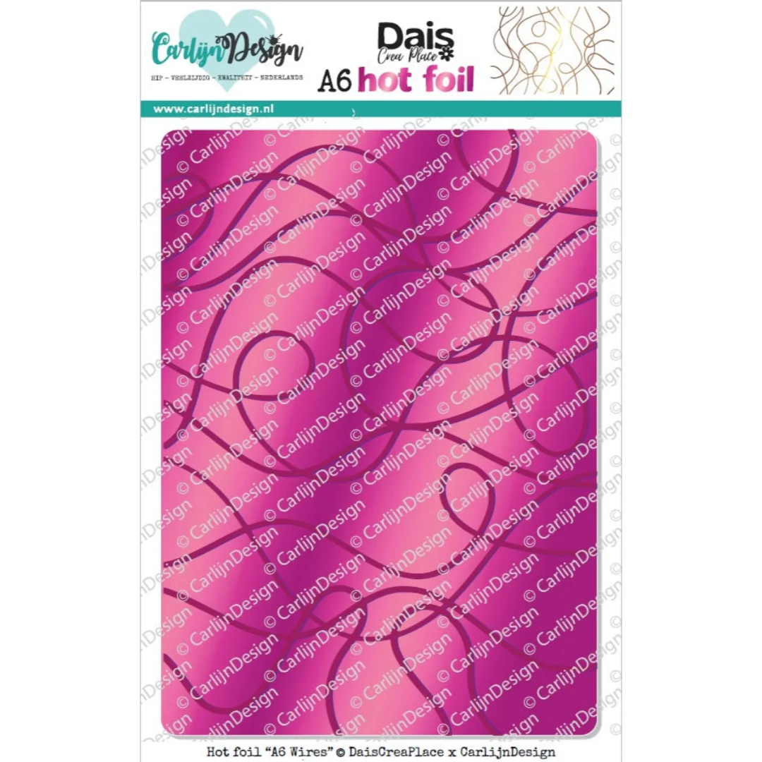 

Released February 2026 Wires Hot Foil For DIY Scrapbook Craft Decoration Embossing Template Supplies Greeting Card Handmade