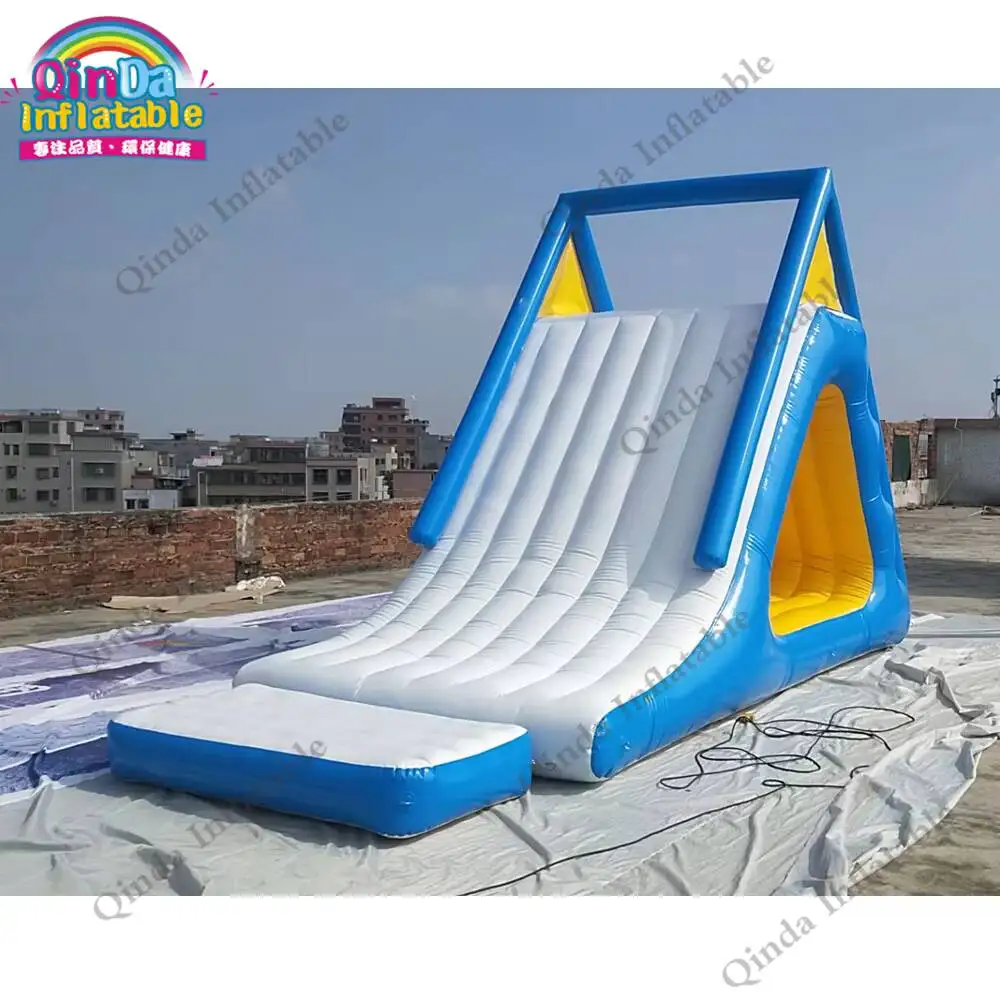 5M Inflatable Pool Water Slide Floating Inflatable Sea Slide For Water Play Games