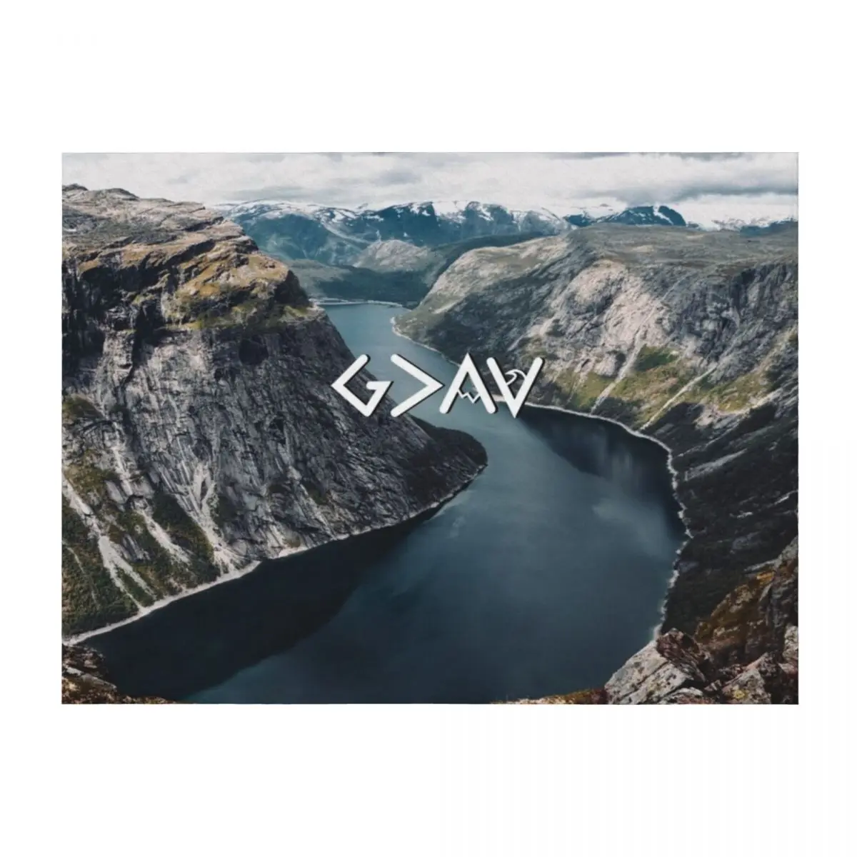 

God is Greater Than the Highs and Lows - River Valley Throw Blanket Thermals For Travel Decorative Sofas For Baby Blankets