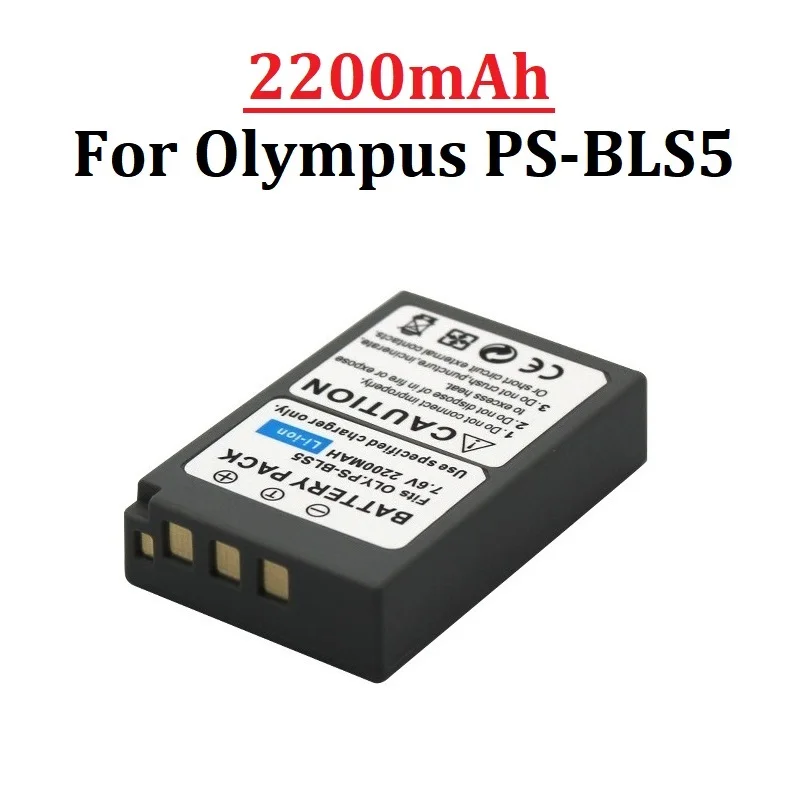 PS-BLS5 BLS-5 BLS5 BLS50 akumulator litowo-jonowy 2200mah do długopisu Olympus E-PL2,E-PL5,E-PL6,E-PL7,E-PM2,E-M10,E-M10 II