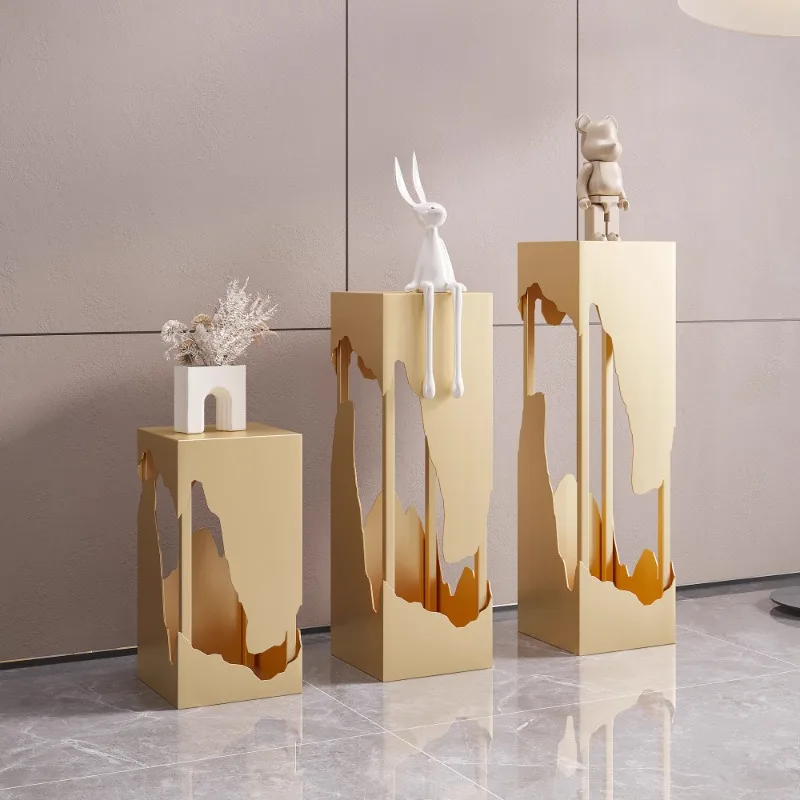 

Modern Luxury Plant Stand Scandinavian Floor Shelf Multi-Functional Corner Table for Living Room Minimalist Home Decor