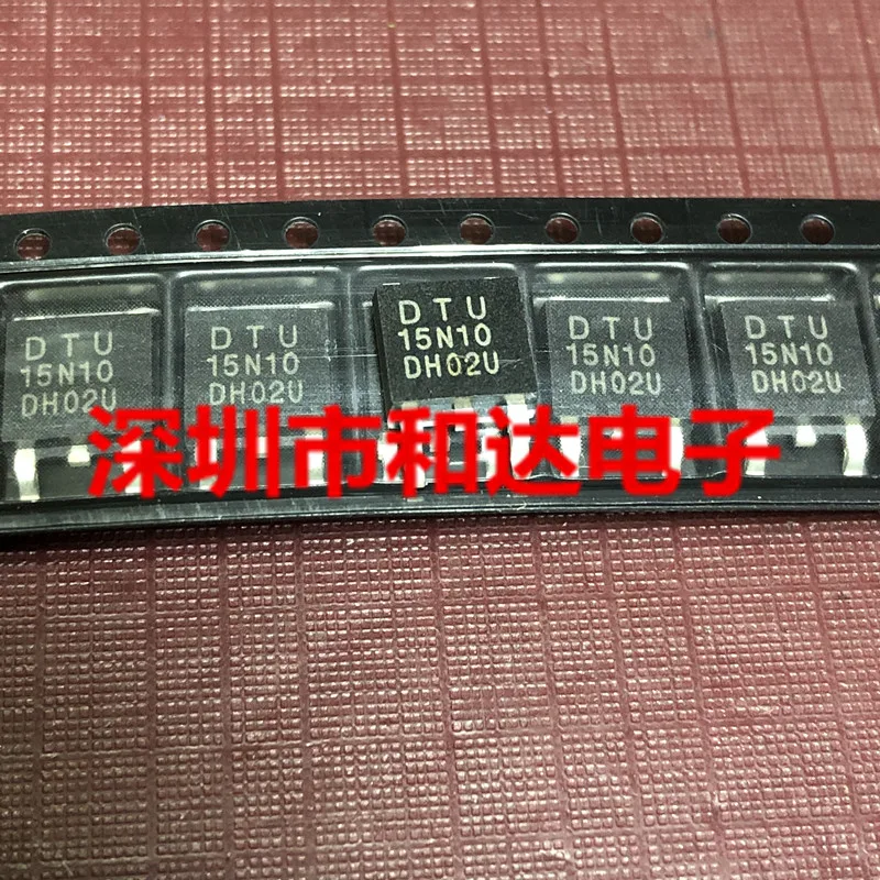 10 Stück original neue DTU15N10 MOS-Feldeffektröhre SMD TO-252 100V 15A