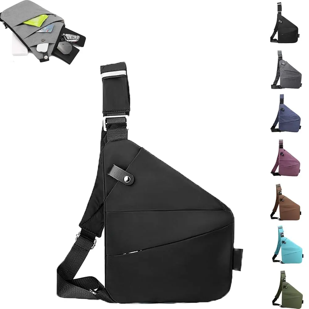 

Антиворная дорожная сумка, антиворная сумка через плечо, сумка-слинг для путешествий, сумка через плечо для женщин и мужчин