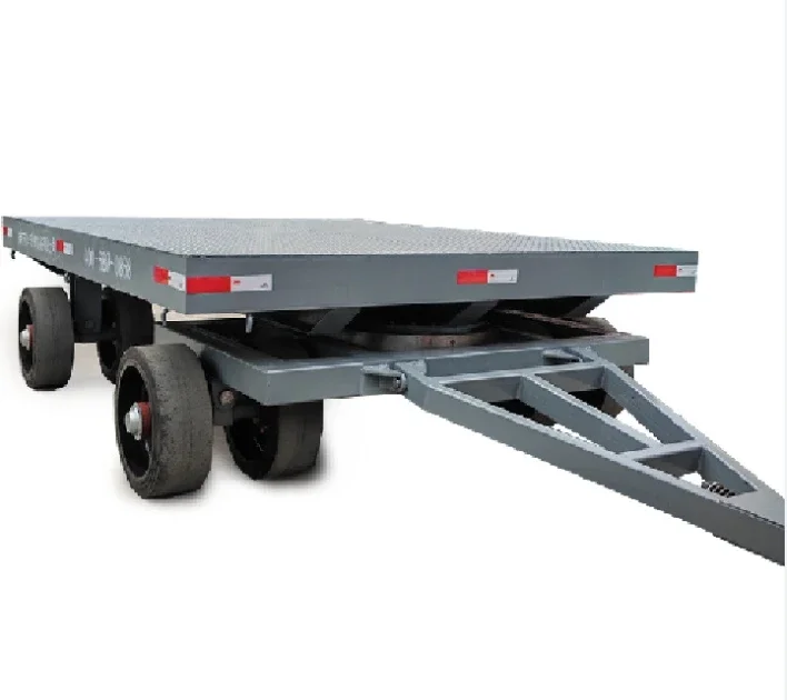 Traction Flatbed Trucks Spot Manufacturing Warehouse Workshop Cargo Handling Trucks Mobile Traction Steering Flatbed Trucks