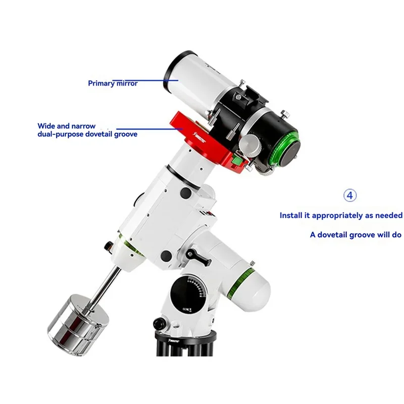 L22A-Astronomical Telescope Accessories for Sky-Watcher HEQ5 Slot Dovetail Retrofit Assembly