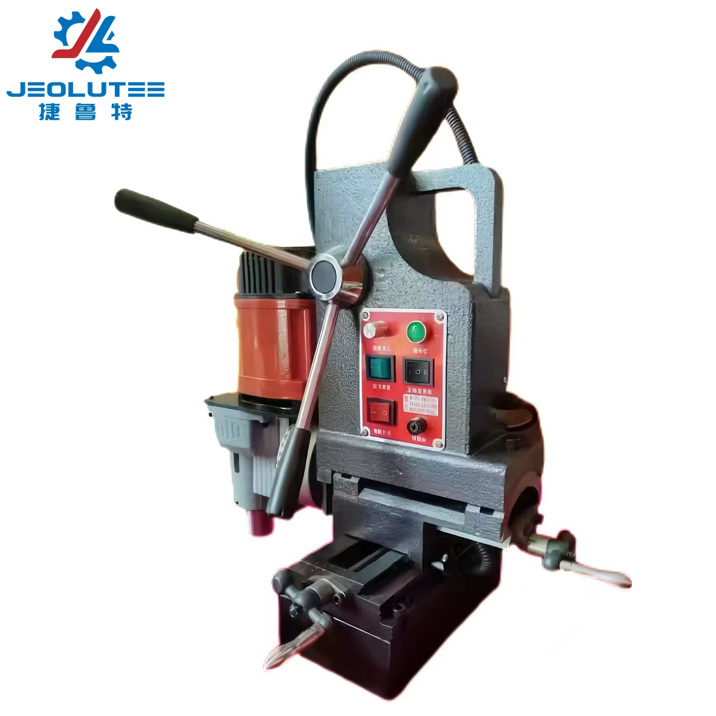JEOLUTEE Small Portable Magnetic Drill Drilling Milling Variable Speed Industrial Bench Drill Motor 1.5kW 160mm 110V/220V/380V 1