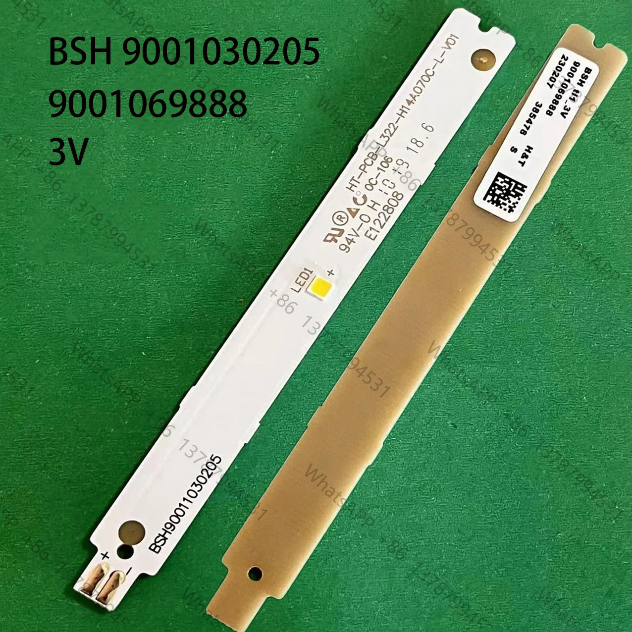 1Pcs 9001030205 9001069888 3V Refrigeration Lighting LED Strip For Siemens Bosch Refrigerator Parts