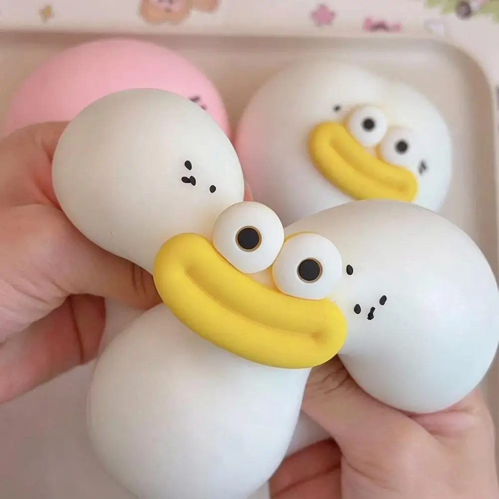 Smushers Face Squish Toy Funny Slow Rising Squeeze Ball, Soft Sensory Fidget Toy for Stress & Anxiety Relief, Novelty Desk Decor