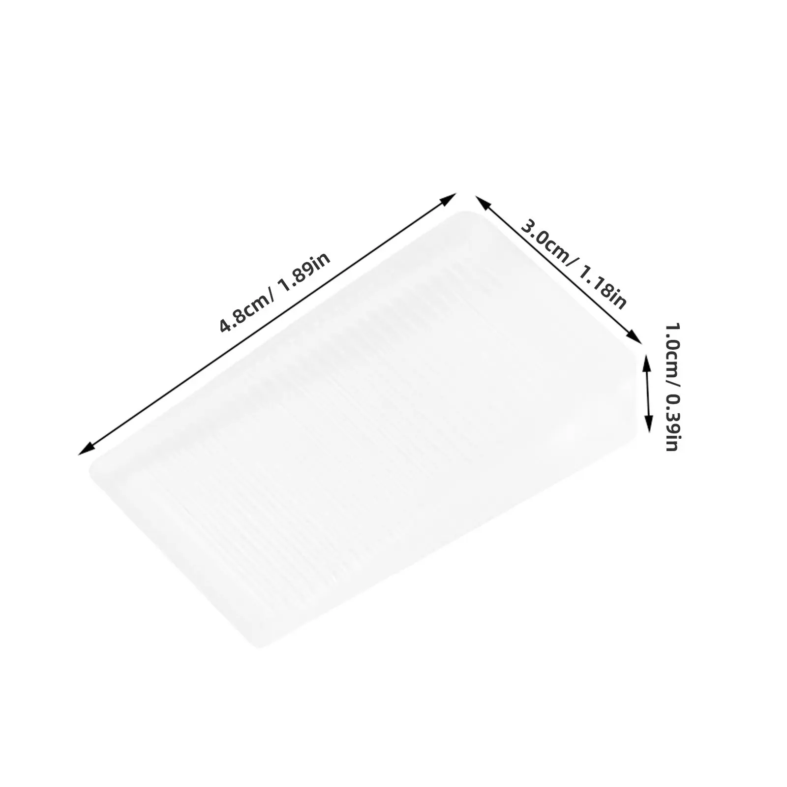 12Pcs Furniture Leveling Wedges Clear Plastic Shims for Uneven Floors Doors Tables Chairs Stabilizing Blocks Wobbly Furniture