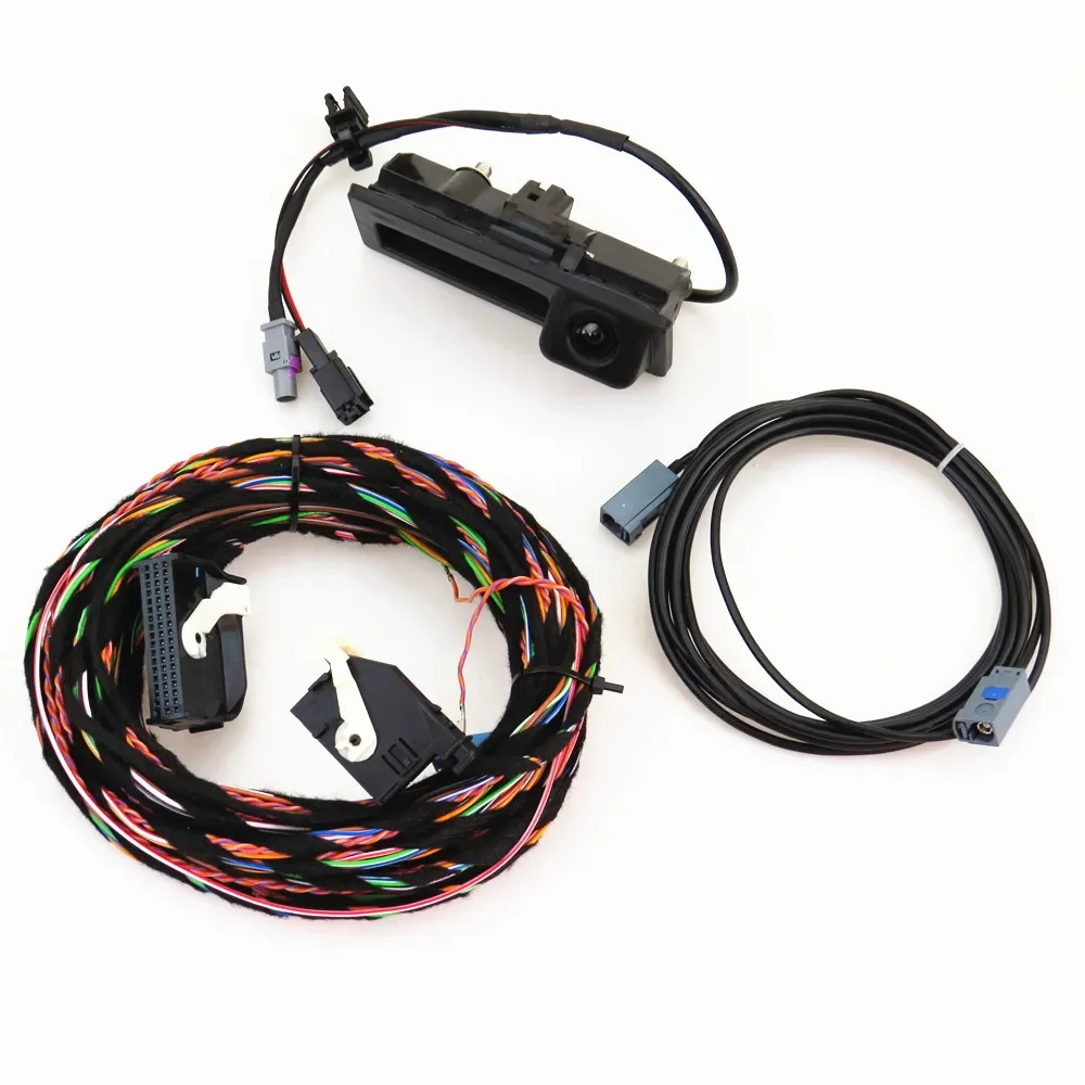 

12V Rear View Reversing Camera Cable Harness Pigtail Fit RCD510 RNS310 RNS315 For VW Tiguan 5ND 827 566 C 5ND827566C