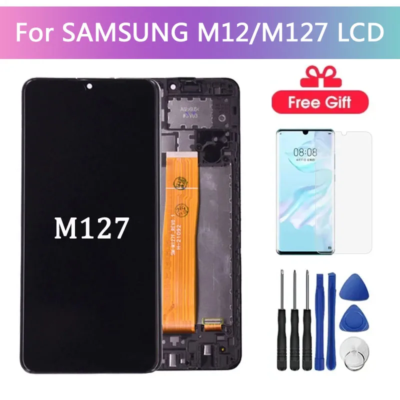 

6.5'' Display For Samsung M12 M127 LCD Display Touch Screen Digitizer Replacement Accessory SM-M127F/DSN Display Repairment