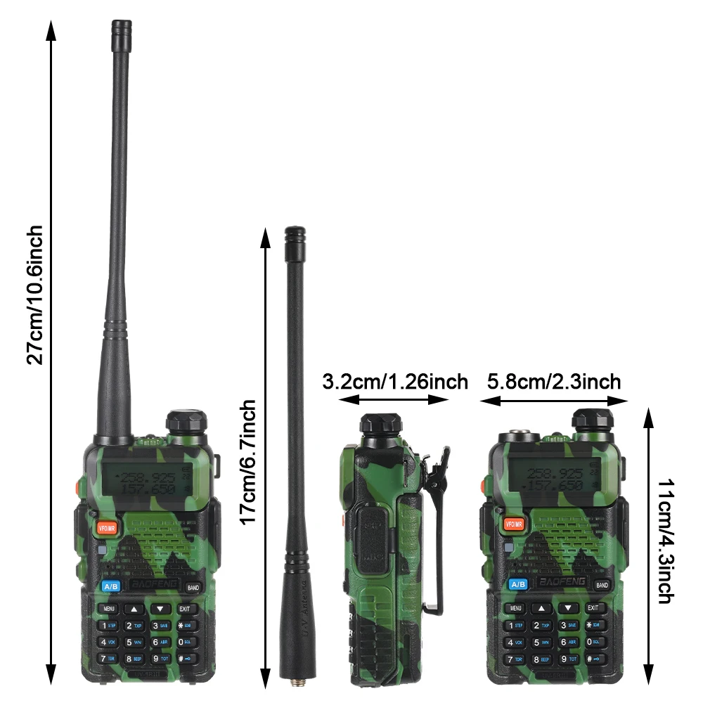 PP Walkie Talkie Radios - LED Display Screen And 5W High-power Output For Wide Application