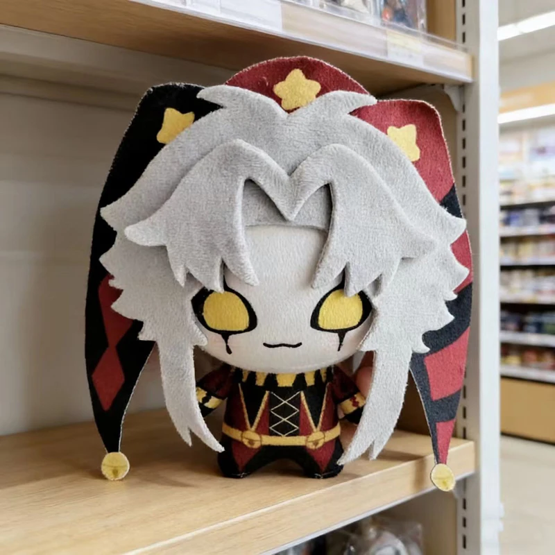 Hot Funny Crying Style Circus Anime Character Pierrot Plush Toys Stuffed Plushie Doll Freak Game Bag Keychain Hanging Pendant gallery 5