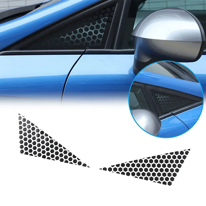 For SEAT Leon MK2 2008-2012 car front triangular glass decals rear triangular glass decals decorative stickers car accessories