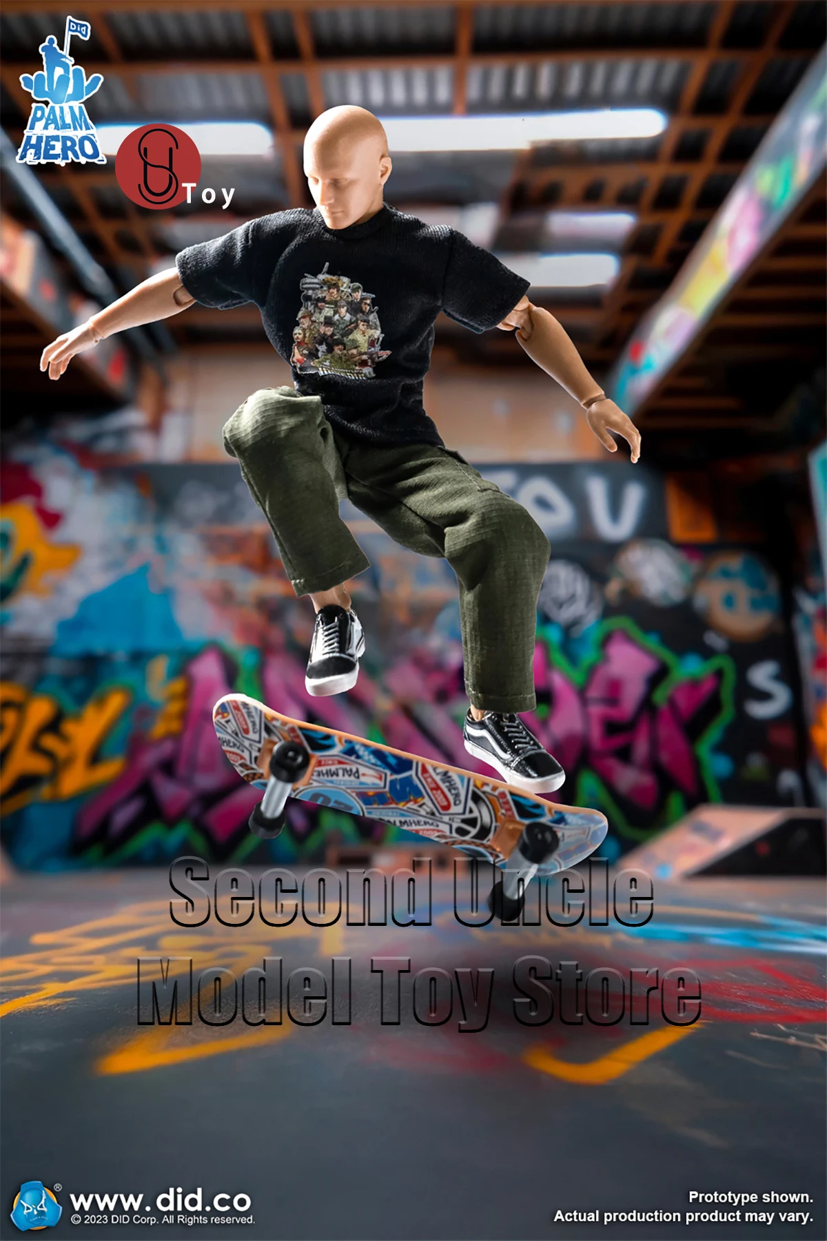 

DID SF80004 1/12 Palm Hero Simply Fun Series The Skateboarder 6 inch Action Figure Full Set Collectible Model Toys Gift