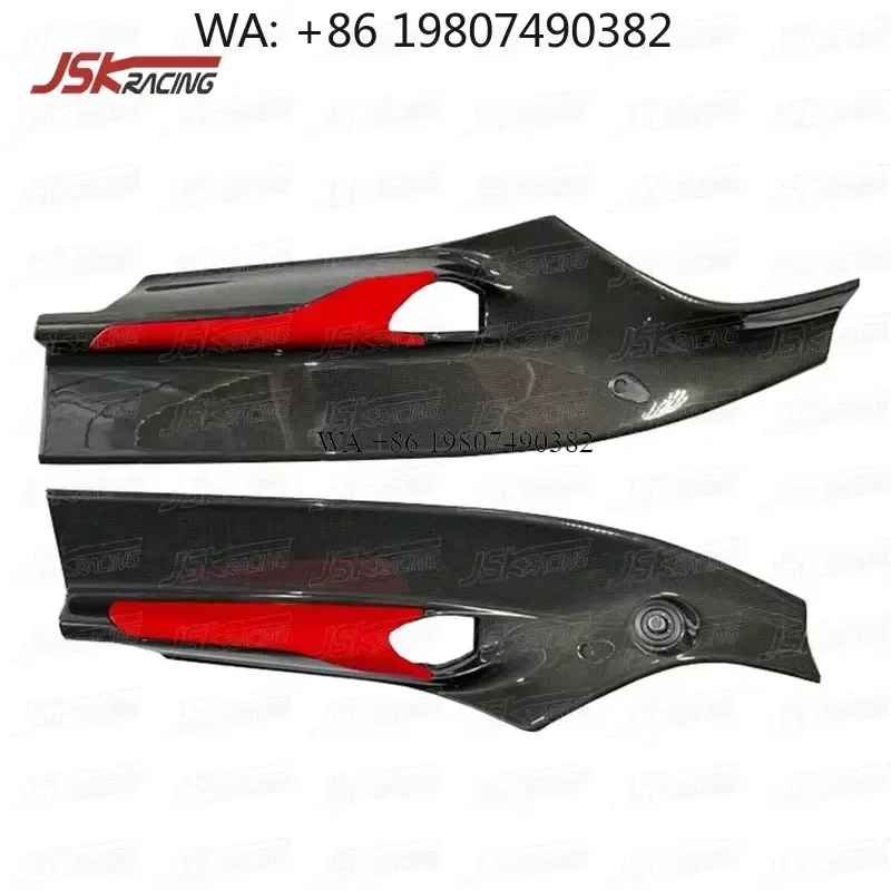 Wmwmnu Dry Carbon Fiber Door Panel for 2015-2018 488 GTB OEM Style Interior Trim Car Accessories Replacement Parts