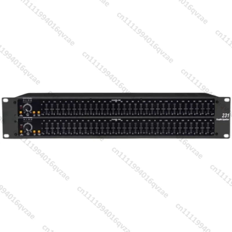 DBX2231 231 1231 Equalizer with Voltage Noise Reduction Double 31 Segment Graphic Equalizer Limiter