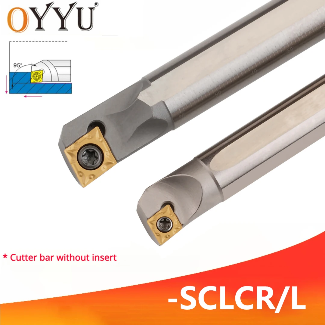 

OYYU HSS Внутренний держатель инструментов Расточная оправка с хвостовиком с ЧПУ SCLCR SCLCL H04F H05G H06H H07H H12L H14M H16Q H20R SCLCR03 SCLCR04 SCLCR09