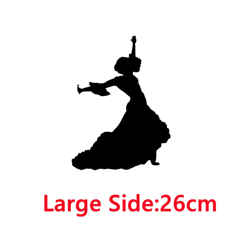 Fashion Flamenco Printing Iron-On Clothing Patches DIY Washable T-Shirts Thermo Fusible Heat Transfer Stickers Custom Applique