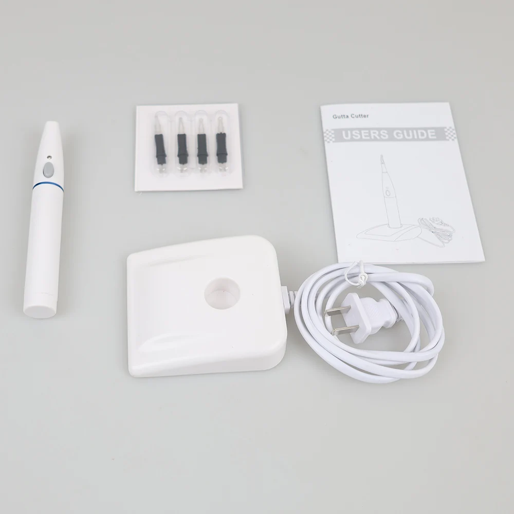 

ELIJAH Dental Wireless Gutta Percha Tip Cutter Kit Rapid Heating with 4pcs Pen Tips Tooth Gum Gutta Endo Cutter Oral Instrument