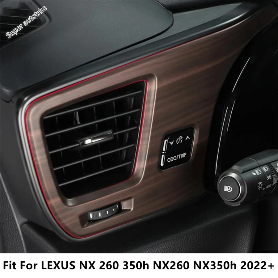 

Dashboard Side Air AC Conditioning Vents Outlet Frame Cover Trim For LEXUS NX 260 350h NX260 NX350h 2022 - 2025 ABS Accessories