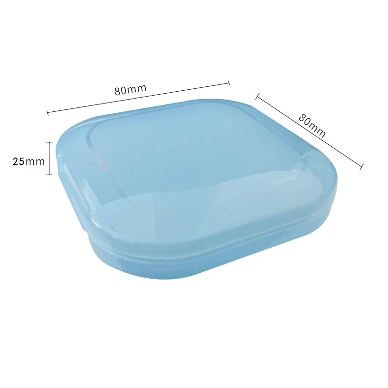 30pcs Dental Retainer Case Mouth Guard Case Orthodontic Denture Storage Container transparent  Teeth Retainer Box