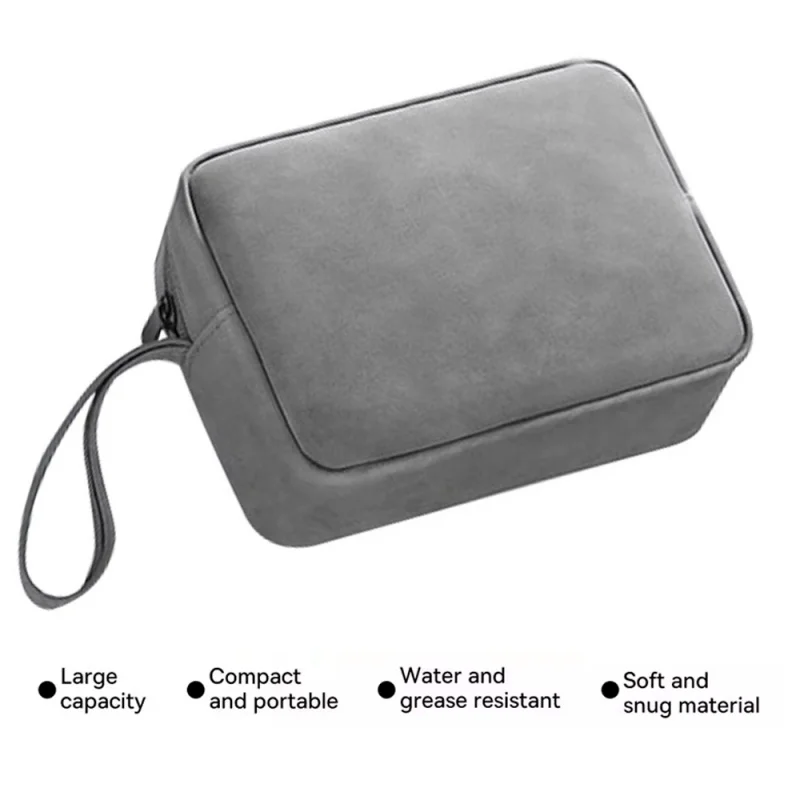 Wasserdichte tragbare digitale Tasche, Organizer, fettdichter Reißverschluss, Aufbewahrungstasche für Telefon, Kopfhörer, Powerbank, Tasche, Ladegerät, Zubehör