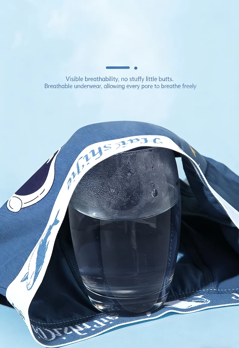 Jungen Baumwollunterwäsche „Ozean-Astronaut“ – Farbecht, Atmungsaktiv, Schweißabsorbierend, Kinderkleidung im lebhaften, trendigen Stil mit flachen Ecken – Detail 11