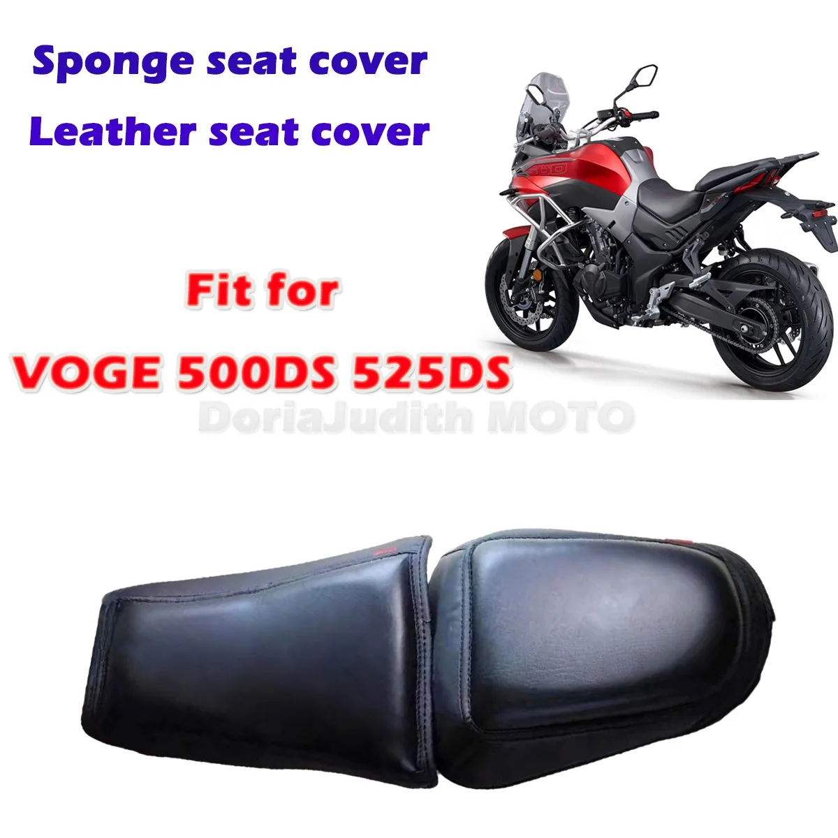 Fit for  VOGE 500DS 525DS 45mm thick soft seat cover motorcycle long-distance comfortable seat cover sponge